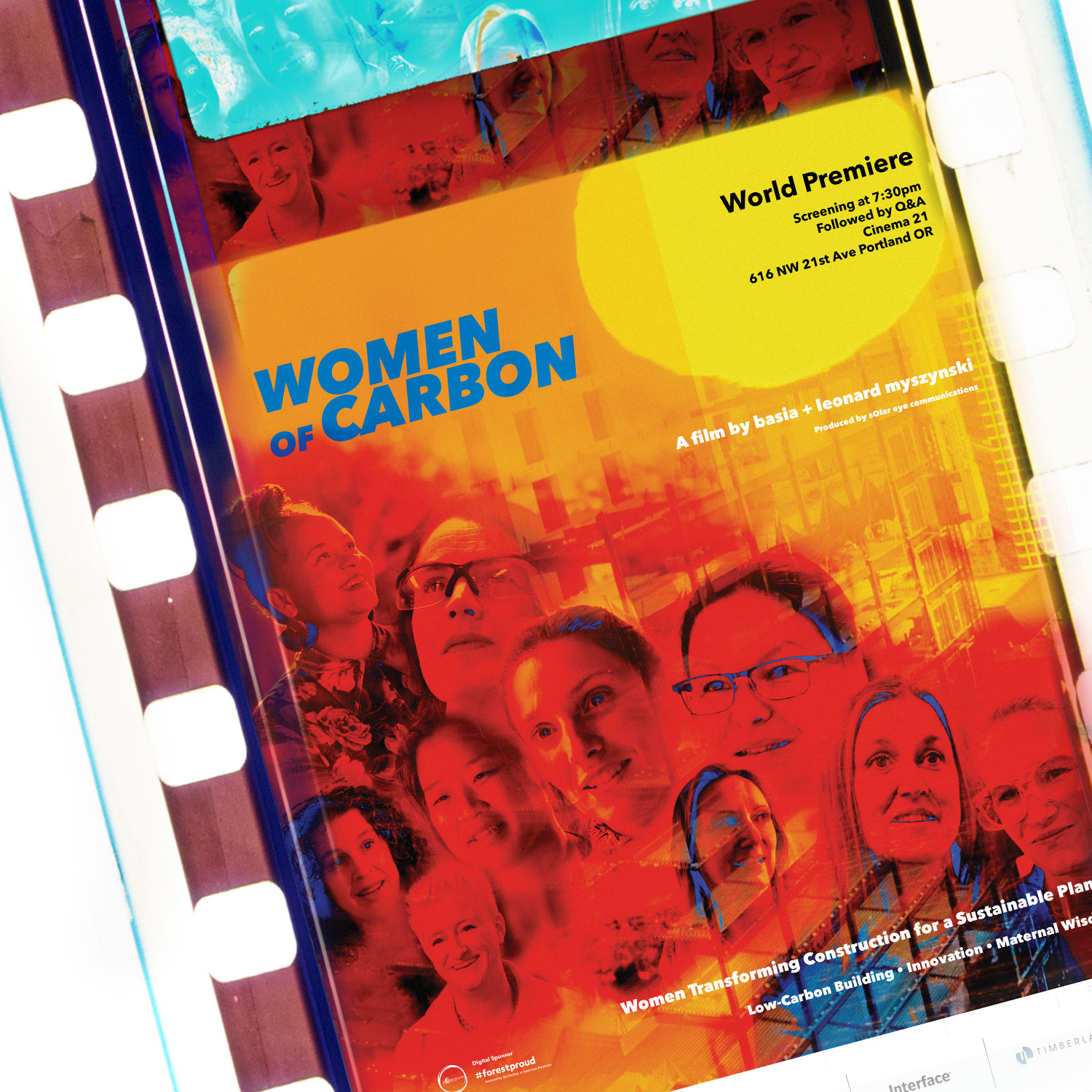women of carbon film poster